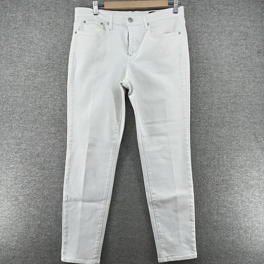 Vince Mason Relaxed Rolled Jeans Pants Women Size 29 White Casual